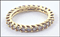 Eternity Diamond Band in 10K Yellow Gold THUMBNAIL