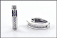 Diamond Hoop Earrings in 14K White Gold THUMBNAIL