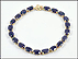 Natural Sapphire Bracelet in 14K Yellow Gold THUMBNAIL