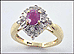 Ruby Ring in 14K Yellow Gold THUMBNAIL