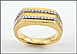 Men's Diamond Band in 14K Yellow Gold THUMBNAIL