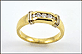 Men's Diamond Band in 14K Yellow Gold THUMBNAIL