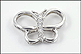 Diamond Butterfly Pendant in 14K White Gold THUMBNAIL