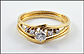 Diamond Wedding Set in 14K Yellow Gold THUMBNAIL