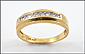 Men's Channel Set Diamond Band in 10K Yellow Gold THUMBNAIL