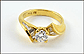 Diamond Engagement Ring in 18K Yellow Gold THUMBNAIL