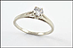 Diamond Engagement Ring in 14K White Gold THUMBNAIL
