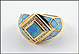 Opal Doublet Ring in 14K Yellow Gold THUMBNAIL