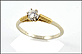 Diamond Solitaire Ring in 14K and 18K Gold THUMBNAIL