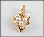 Pearl Heart Pendant Enhancer in 14K Yellow Gold THUMBNAIL
