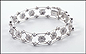 Fancy Diamond Bracelet in 14K White Gold THUMBNAIL
