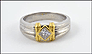 Princess Cut Diamond Band in Platinum THUMBNAIL