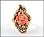 Coral Ring in Yellow Gold THUMBNAIL