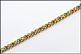 Braided Rope Emerald and Diamond Bracelet in 14K Yellow Gold THUMBNAIL
