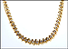''S'' Link Diamond Necklace in 14K Yellow Gold THUMBNAIL
