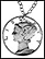 Mercury Dime, with rim and letters THUMBNAIL