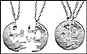 Mercury Dime Love Cut Pair THUMBNAIL