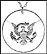 Kennedy Half Presidential Seal, with rim THUMBNAIL