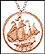 English Ship 1/2D, with rim THUMBNAIL