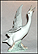 Duck Flying, Lladro Figurine  #1264 THUMBNAIL