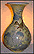Brown Flower Vase, Lladro Vase  #4691 THUMBNAIL