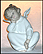 Cherub, Dreaming, Lladro Figurine  #4961 THUMBNAIL