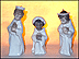 Three Kings (set of 3), Lladro Ornament  #5729 THUMBNAIL