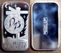 Happy New Year 1975' Art Bar by Madison Mint. THUMBNAIL