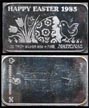 Happy Easter 1985' Art Bar by National Mint. THUMBNAIL
