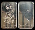 Happy Easter 1986' Art Bar by National Mint. THUMBNAIL