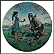 Johnny Appleseed Collector Plate by Gene Boyer THUMBNAIL