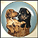 Puppy Pals Collector Plate by Robert Pearcy THUMBNAIL