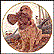 Dusty - Golden Retriever Collector Plate by John A. Ruthven THUMBNAIL