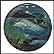 Striped Bass Collector Plate by John Eggert THUMBNAIL