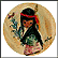 My Little Pink Bird Collector Plate by Ted DeGrazia THUMBNAIL