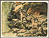 The Wolves Ascend The Rocky Slope Collector Plate by Kerri Burnett THUMBNAIL