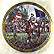 Ben Hardin Helm Collector Plate by John Paul Strain THUMBNAIL