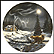 The Hunter Growls As The Spirits Prowl Collector Plate by D. L. "Rusty" Rust THUMBNAIL