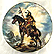 The Defender Collector Plate by Russ Docken THUMBNAIL