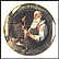 December: Santa's Workshop Collector Plate by Norman Rockwell THUMBNAIL