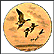 White-Fronted Goose Collector Plate by Rodger McPhail THUMBNAIL