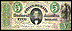 Confederate States of America $5 Note, 9/2/1861, Cat# 33-254Ab THUMBNAIL