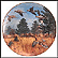 Winged Flurry - The Mourning Dove Collector Plate by David Maass THUMBNAIL