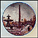 La Place De La Concorde Collector Plate by Louis Dali THUMBNAIL