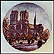 La Cathedrale Notre Dame Collector Plate by Louis Dali THUMBNAIL