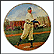 Cy Young: The Perfect Game Collector Plate by Jeff Barson THUMBNAIL