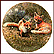 Waiting For Supper Collector Plate by Audrey Casey THUMBNAIL