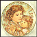 Cora And Linda Collector Plate by Edna Hibel THUMBNAIL