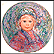 La Contessa Isabella Collector Plate by Edna Hibel THUMBNAIL