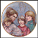 Leah's Family Collector Plate by Edna Hibel THUMBNAIL